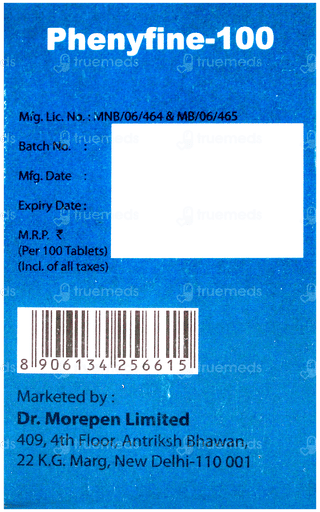 Phenyfine 100 Tablet 100